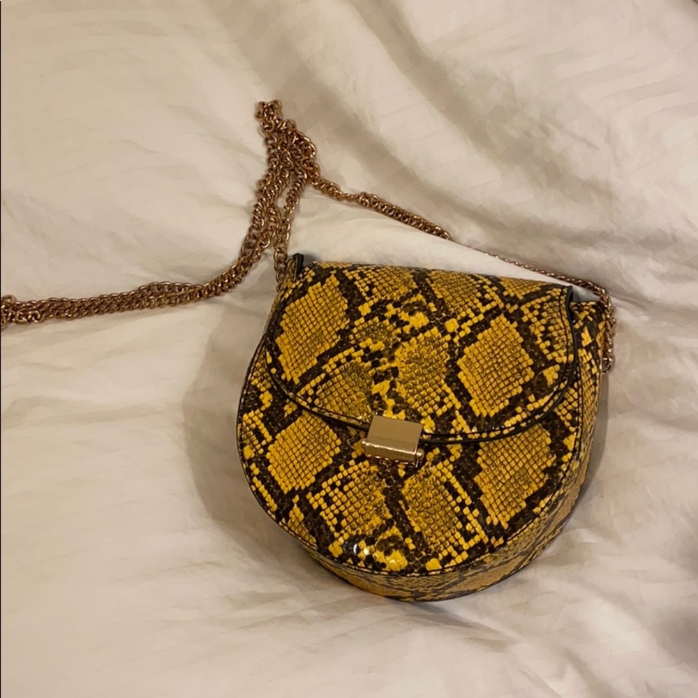 Croc effect bag